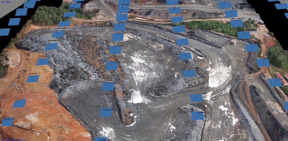 Micro Aerial Projects using small uavs in the mining industry and inspecting stockpiles, dominican republic