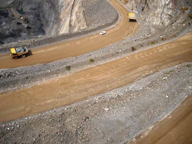 Micro Aerial Projects using a small uav for fleet management at a mine