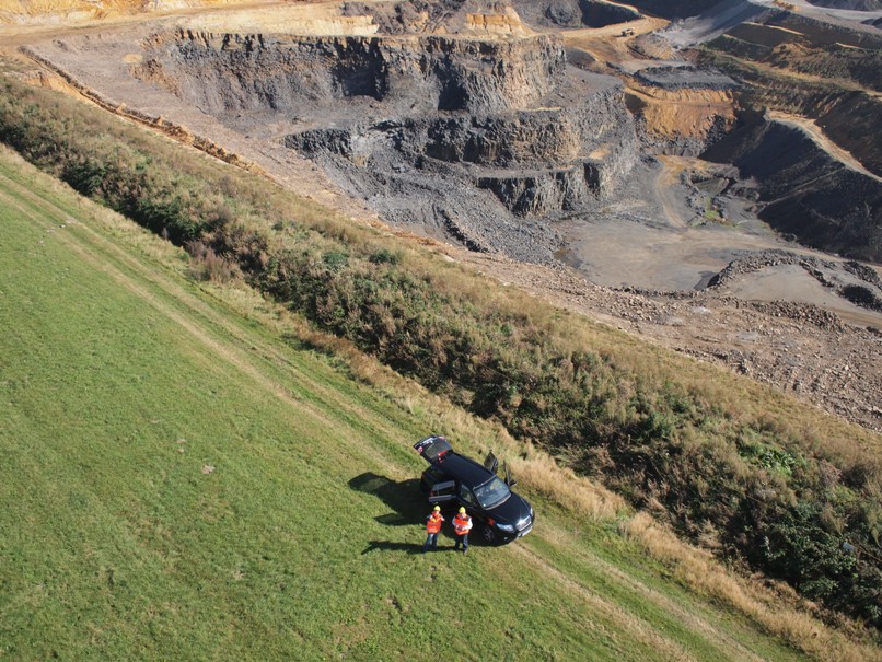 using a uav in the mining industry