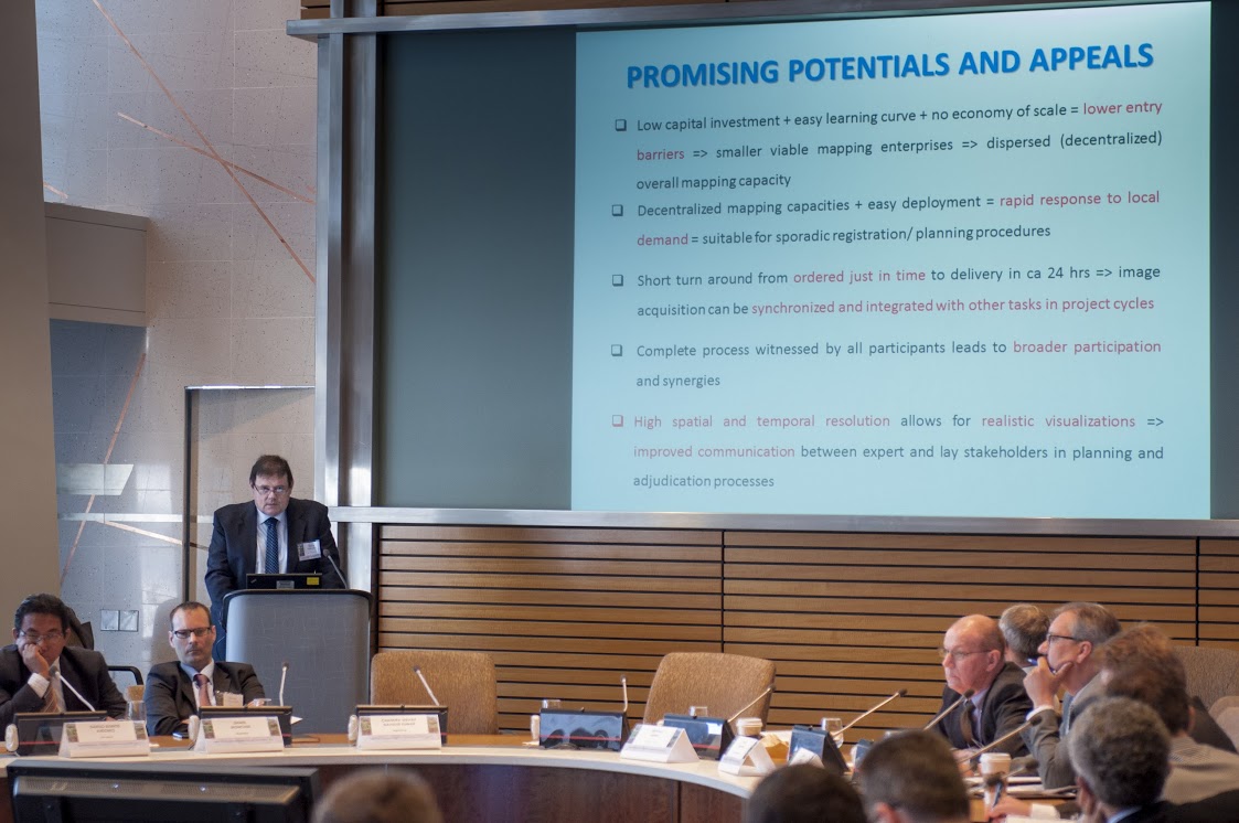 World Bank hears about UAVs in development from Walter Volkmann