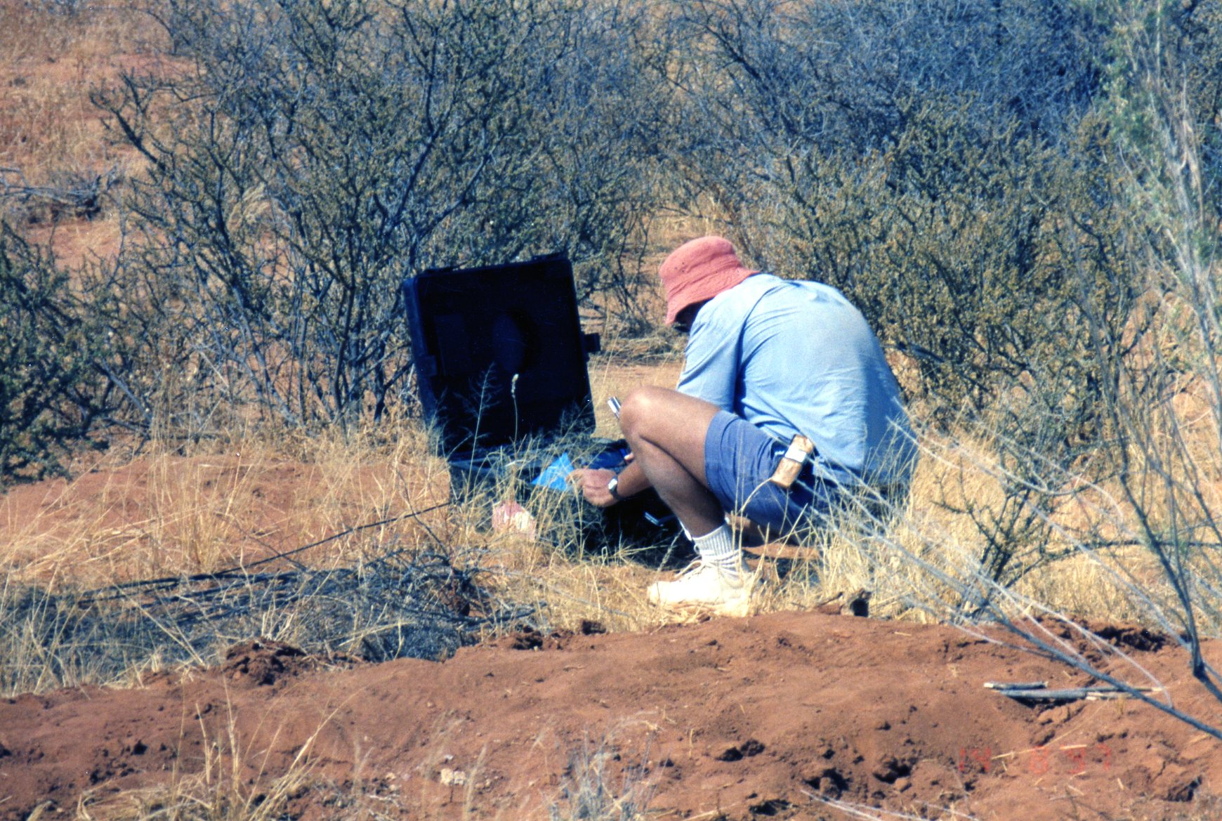 early days of GPS processing in Namibia