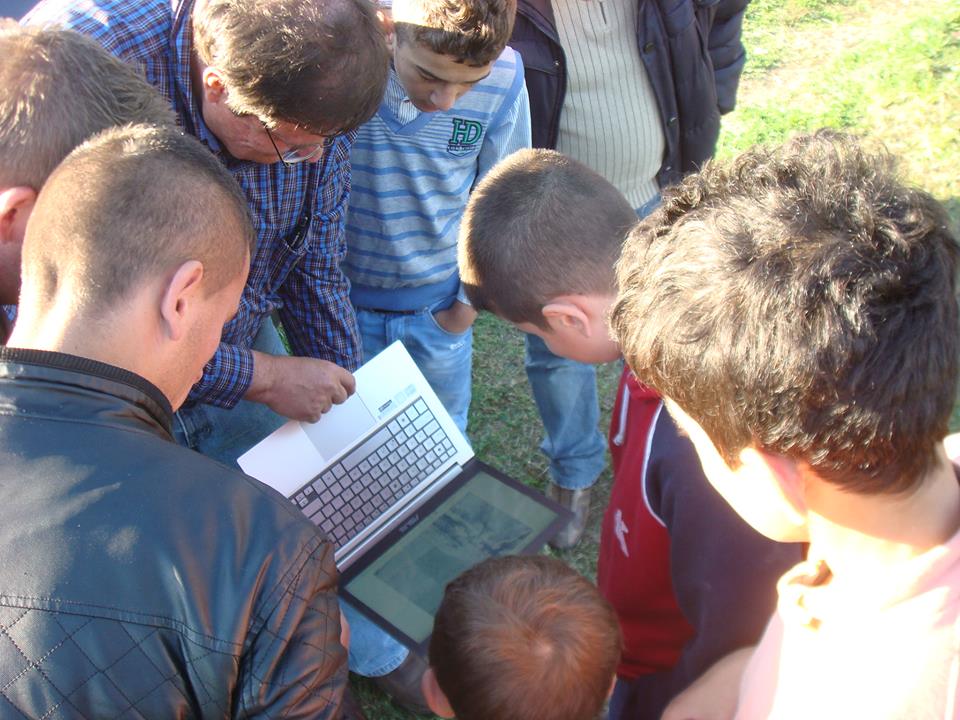explaining digital mapping to the young
