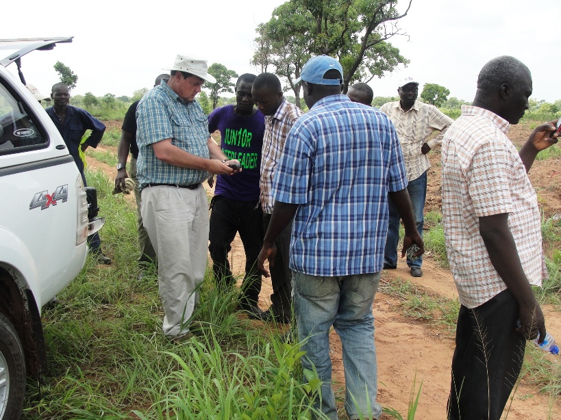 surveying an dmapping in Africa