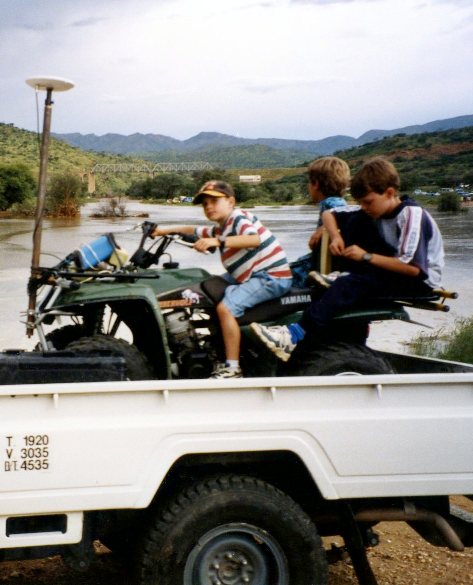 surveying with kids and GPS