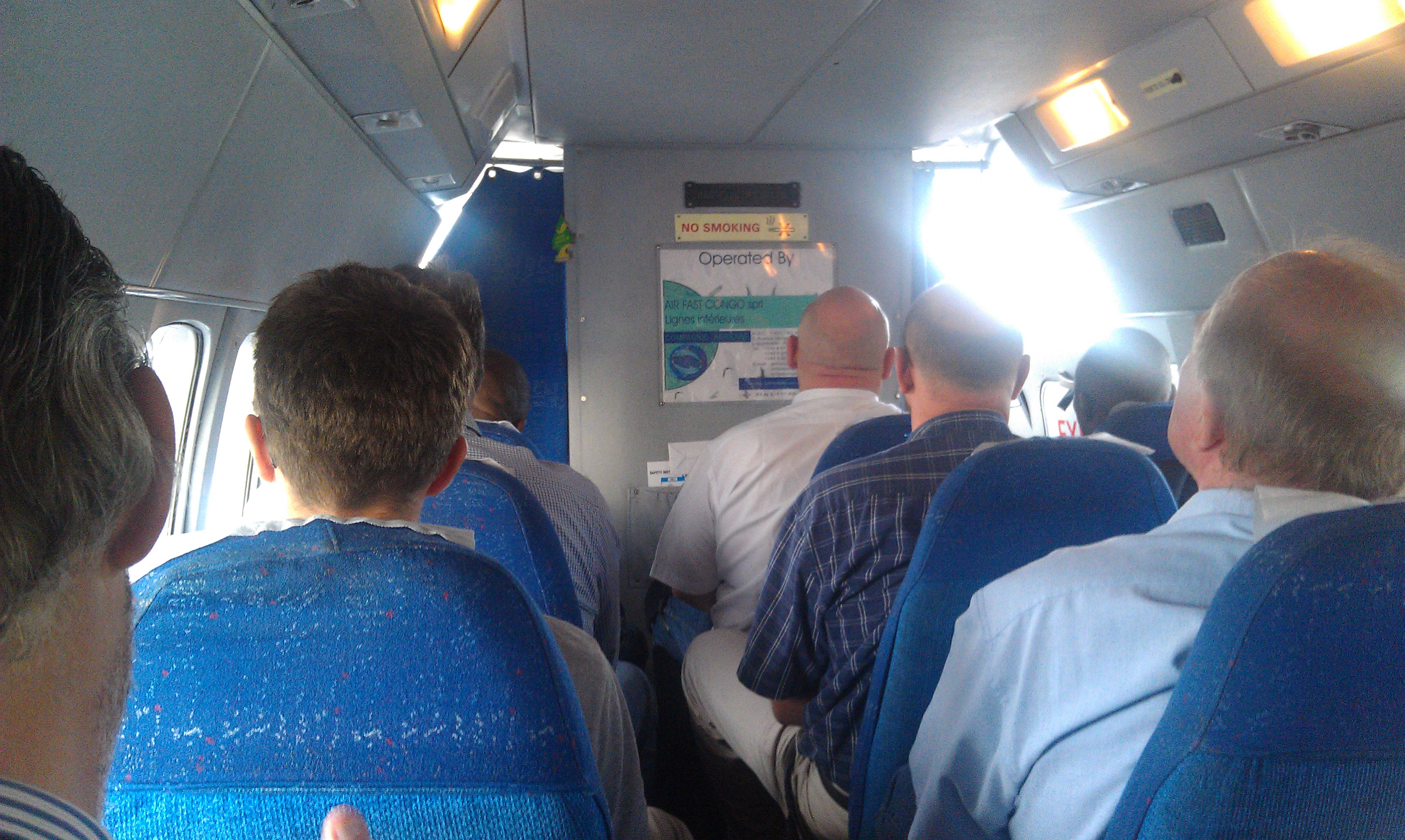 flying to the Congo on a consulting job