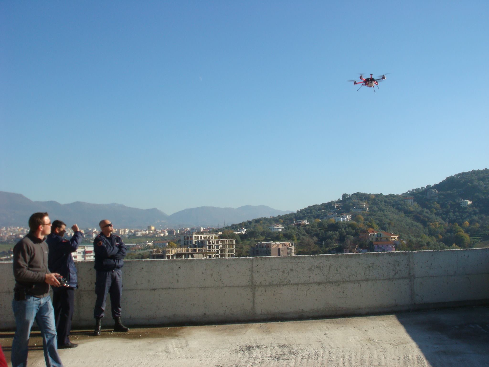 V-map system at work in Albania