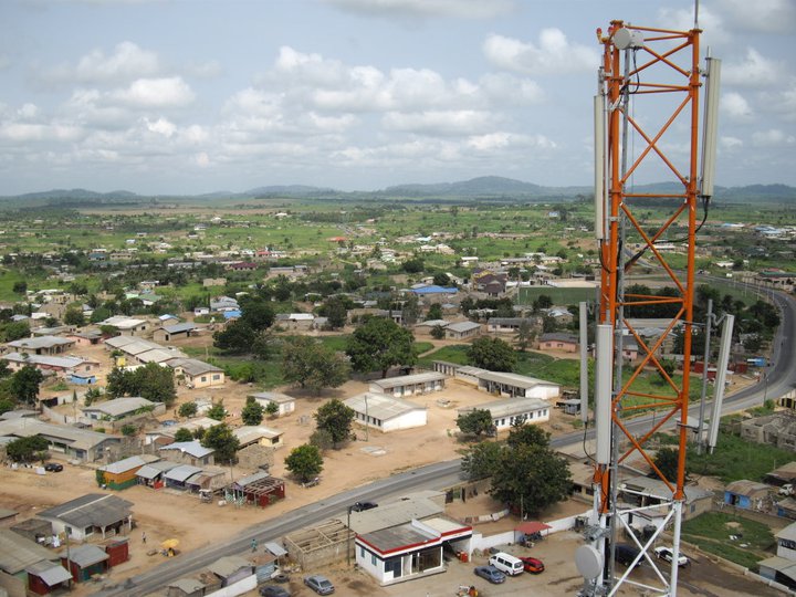 inspecting infrastructure in Ghana