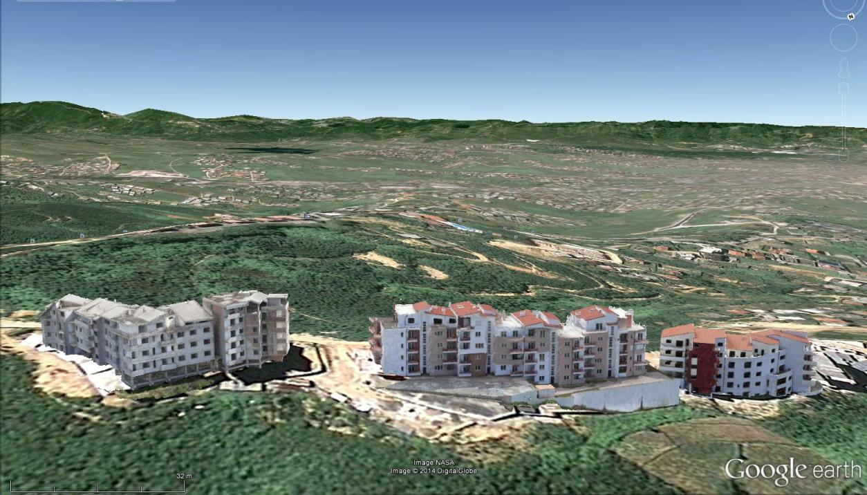 3D models created from oblique ariel images taken with small drone by Micro Aerial Projects and visualized in google earth