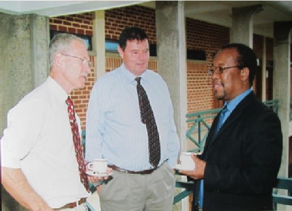 consultants Grenville Barnes and Walter Volkmann presenting IRPF Advanced Surveying Course in Kenya