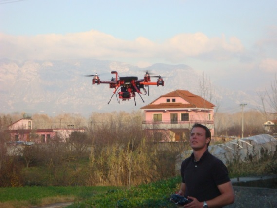 Oliver Volkmann of Micro Aerial Projects using small UAS for World Bank project in Albania