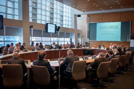 Walter Volkmann presenting at the World Bank Conference on Land and Poverty, 2013