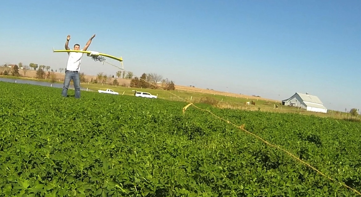 releasing the Bateleur uav for its automated flight